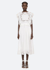 White Eleannora Midi Dress | Sea New York