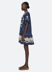 Navy Emelina S/S Dress | Sea New York