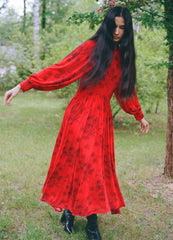 Red Cornelia L/S Dress | Sea New York