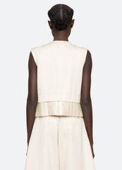 Bone Angelina Vest | Sea New York