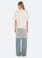 White Rafina Combo T-Shirt | Sea New York