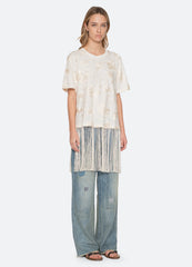 White Rafina Combo T-Shirt | Sea New York