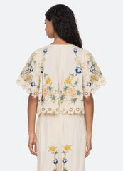 Cream Adonna S/S Top | Sea New York
