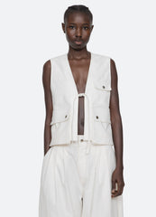 Cream Lois Vest | Sea New York