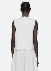 Cream Lois Vest | Sea New York