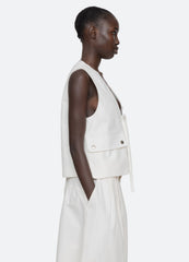 Cream Lois Vest | Sea New York
