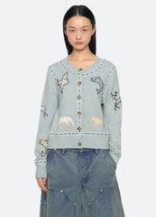 Blue Winslow Cardigan | Sea New York
