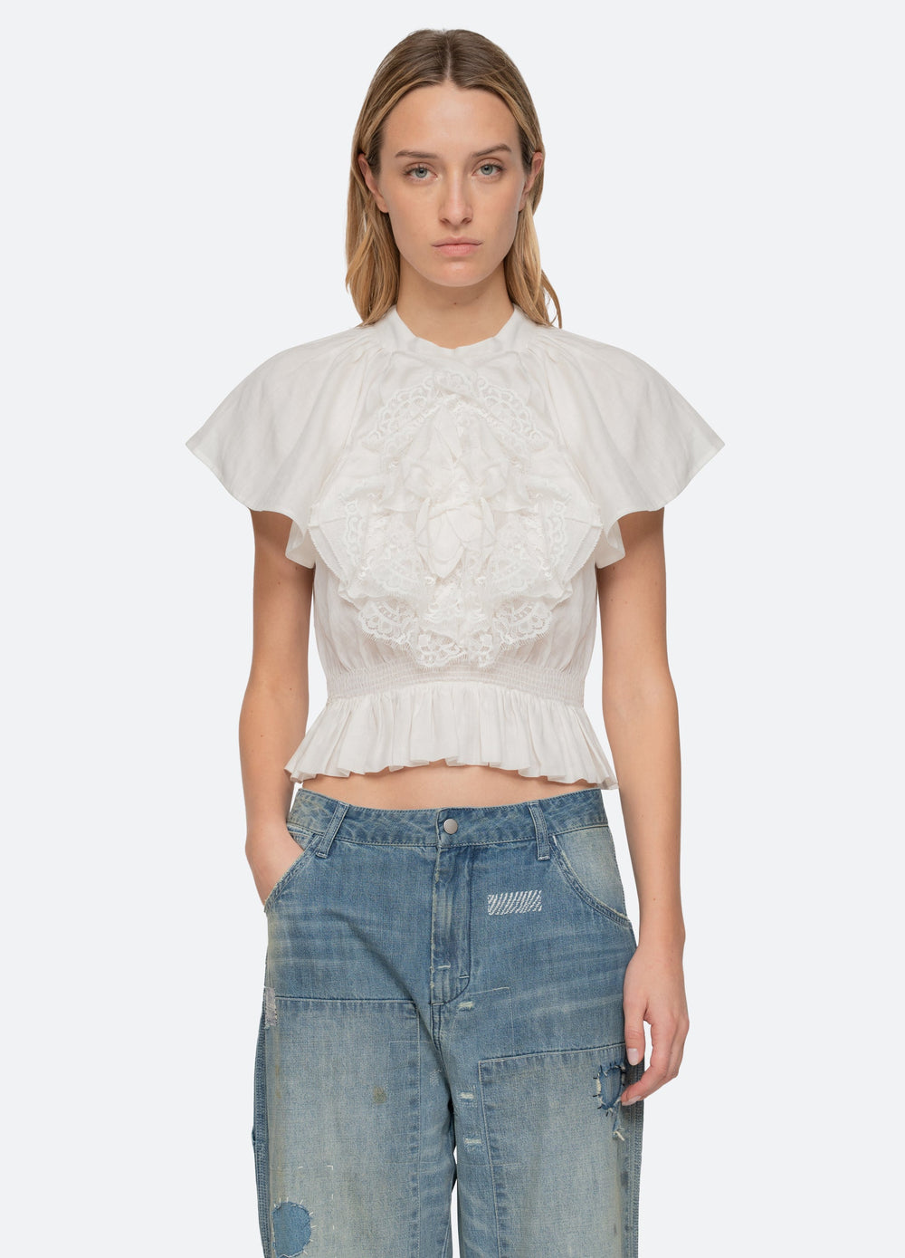 White Holden Top | Sea New York
