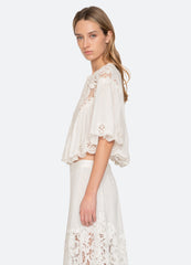 Cream Sofia Top | Sea New York