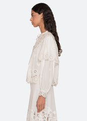 Cream Sofia L/S Top | Sea New York