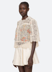 Cream Luisa Top | Sea New York