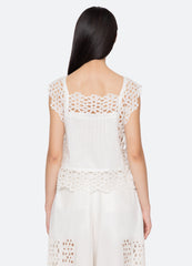 White Leila Top | Sea New York