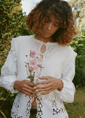 Cream Teagan Vest | Sea New York