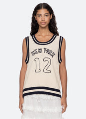 Cream Maren Vest | Sea New York