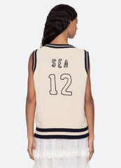 Cream Maren Vest | Sea New York