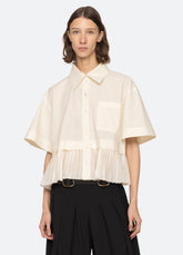 Cream Solene Shirt | Sea New York