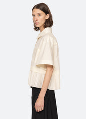Cream Solene Shirt | Sea New York