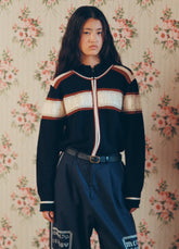Multi Hester Zip Cardigan | Sea New York