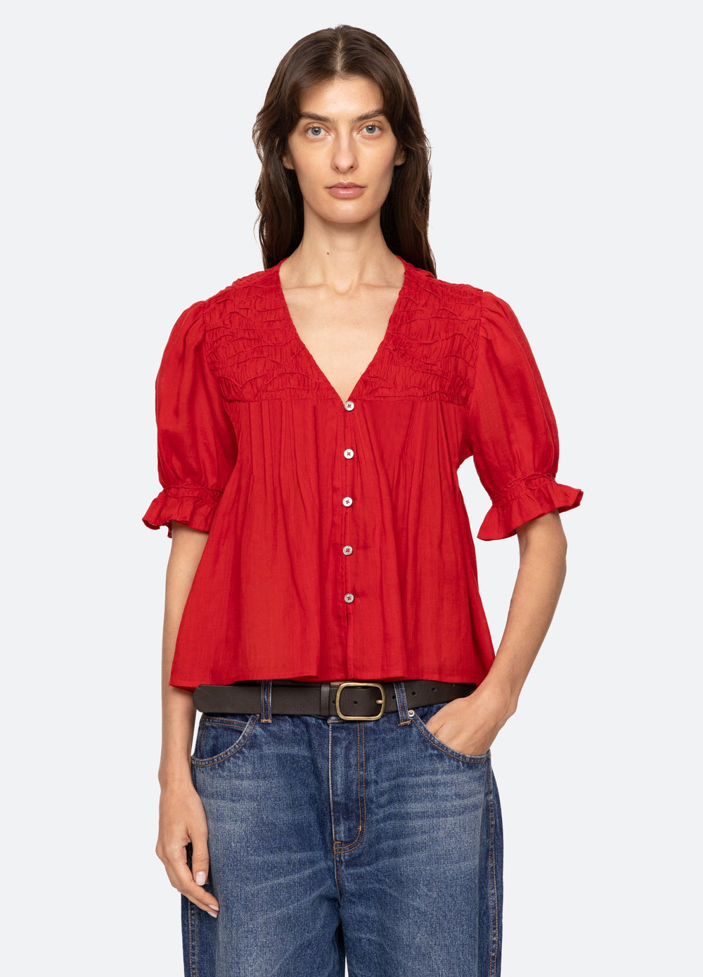 Red Imogen Top | Sea New York