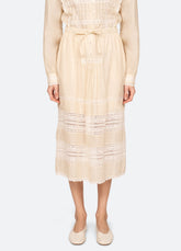 Cream Pippa Skirt | Sea New York