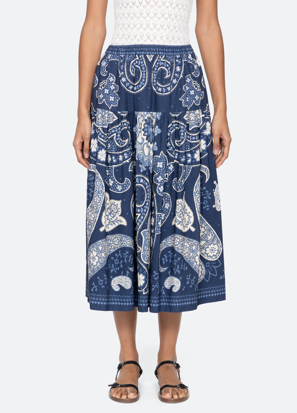 Navy Emelina Skirt | Sea New York