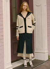 Navy Fiora Skirt | Sea New York