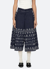 Navy Kit Culottes | Sea New York