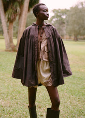 Brown Quentin Poncho | Sea New York