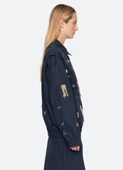 Navy Claira Jacket | Sea New York