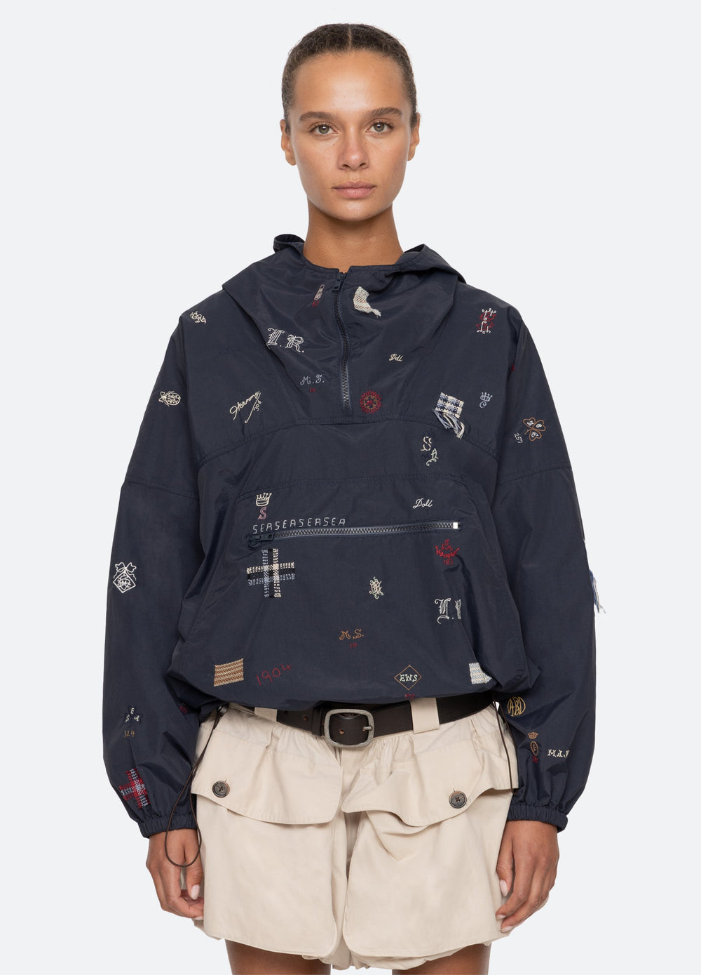 Navy Claira Windbreaker | Sea New York