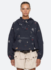Navy Claira Windbreaker | Sea New York