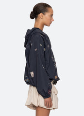 Navy Claira Windbreaker | Sea New York