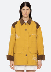 Yellow Clyde Barn Jacket | Sea New York