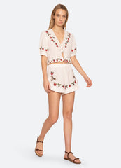 Cream Bindi Shorts | Sea New York