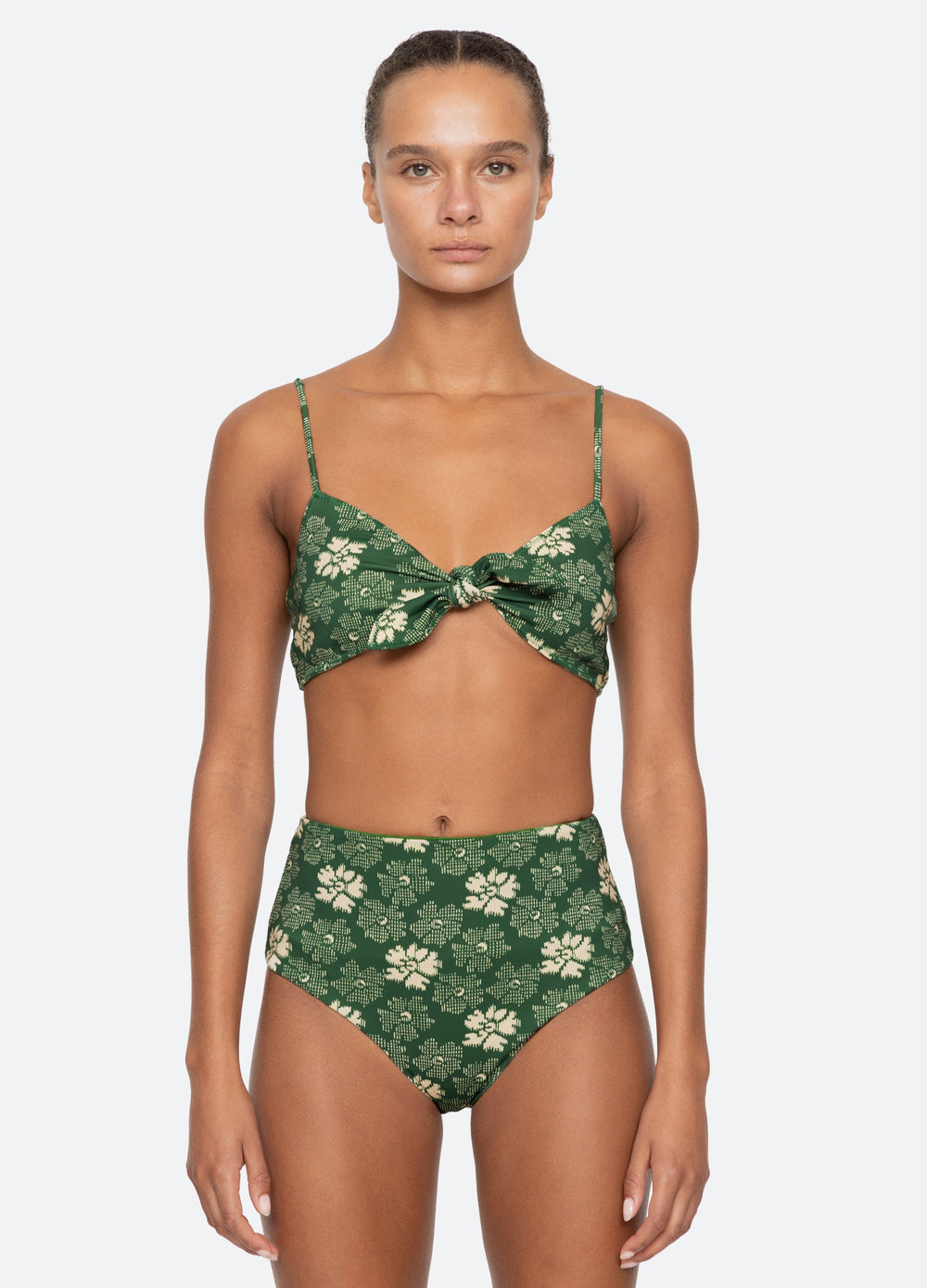 Green Gloria Bikini Top | Sea New York
