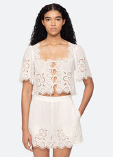 White Babette Top | Sea New York