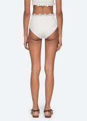 White Leila Bikini Bottom | Sea New York
