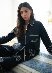 Navy Demi PJ Set | Sea New York