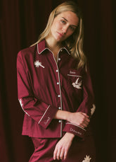 Burgundy Mika PJ Set | Sea New York