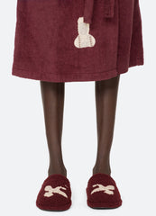 Burgundy Mika Slippers | Sea New York