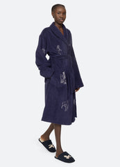 Navy Demi Robe | Sea New York