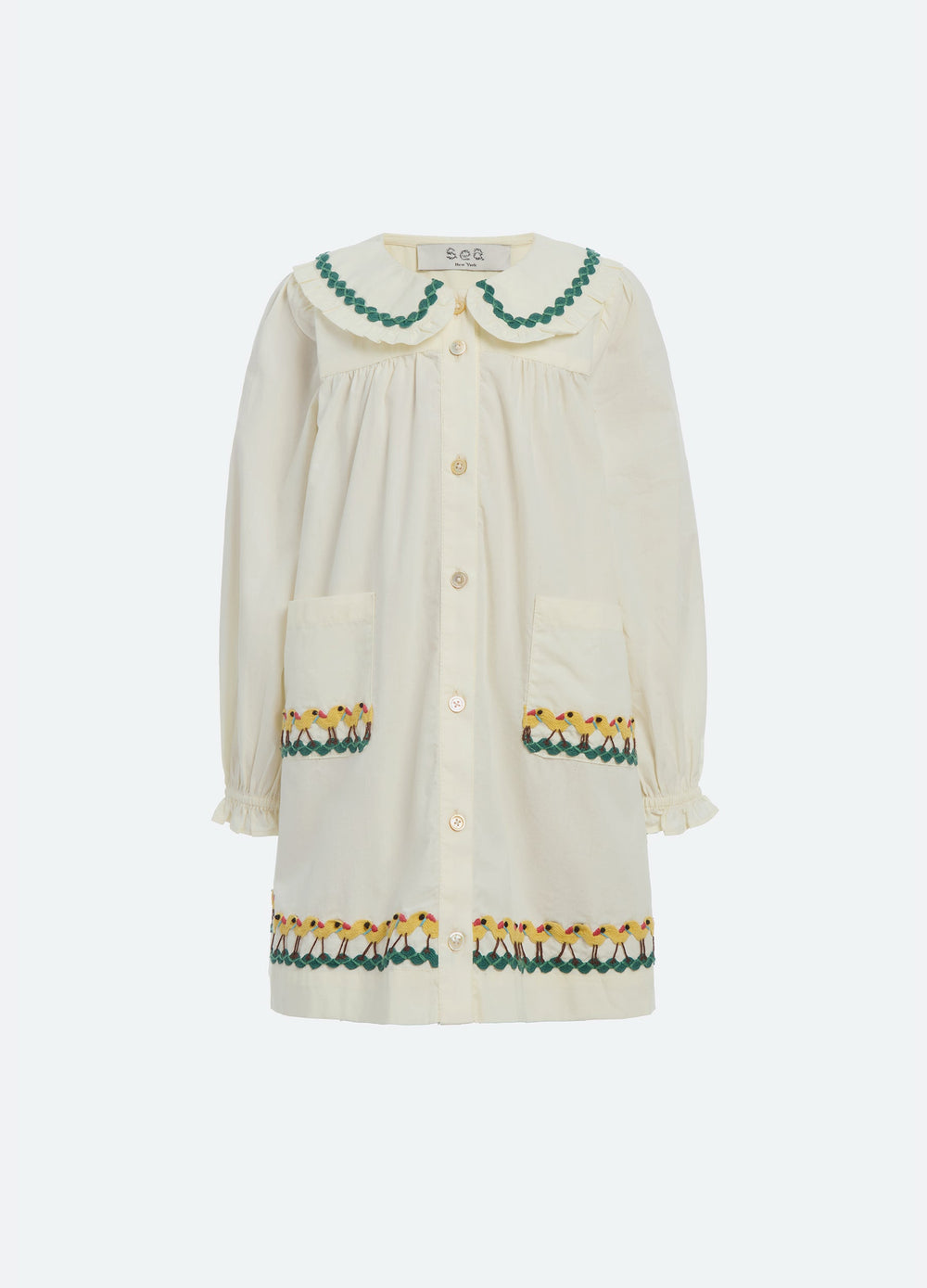 Cream Larson Kids Dress | Sea New York