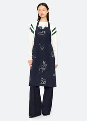 Navy Demi Apron | Sea New York