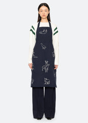 Navy Demi Apron | Sea New York
