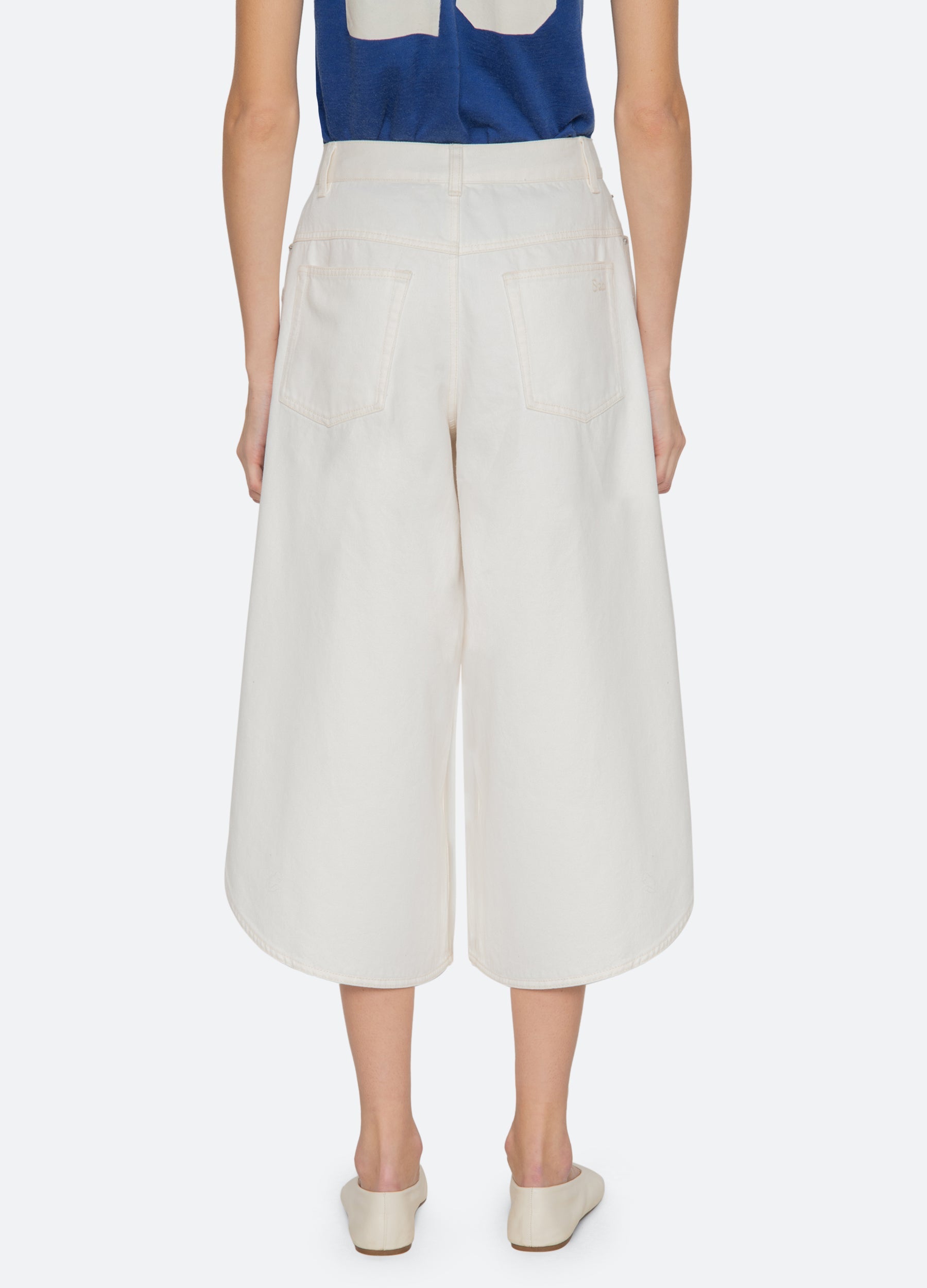 White Milene Culottes | Sea New York
