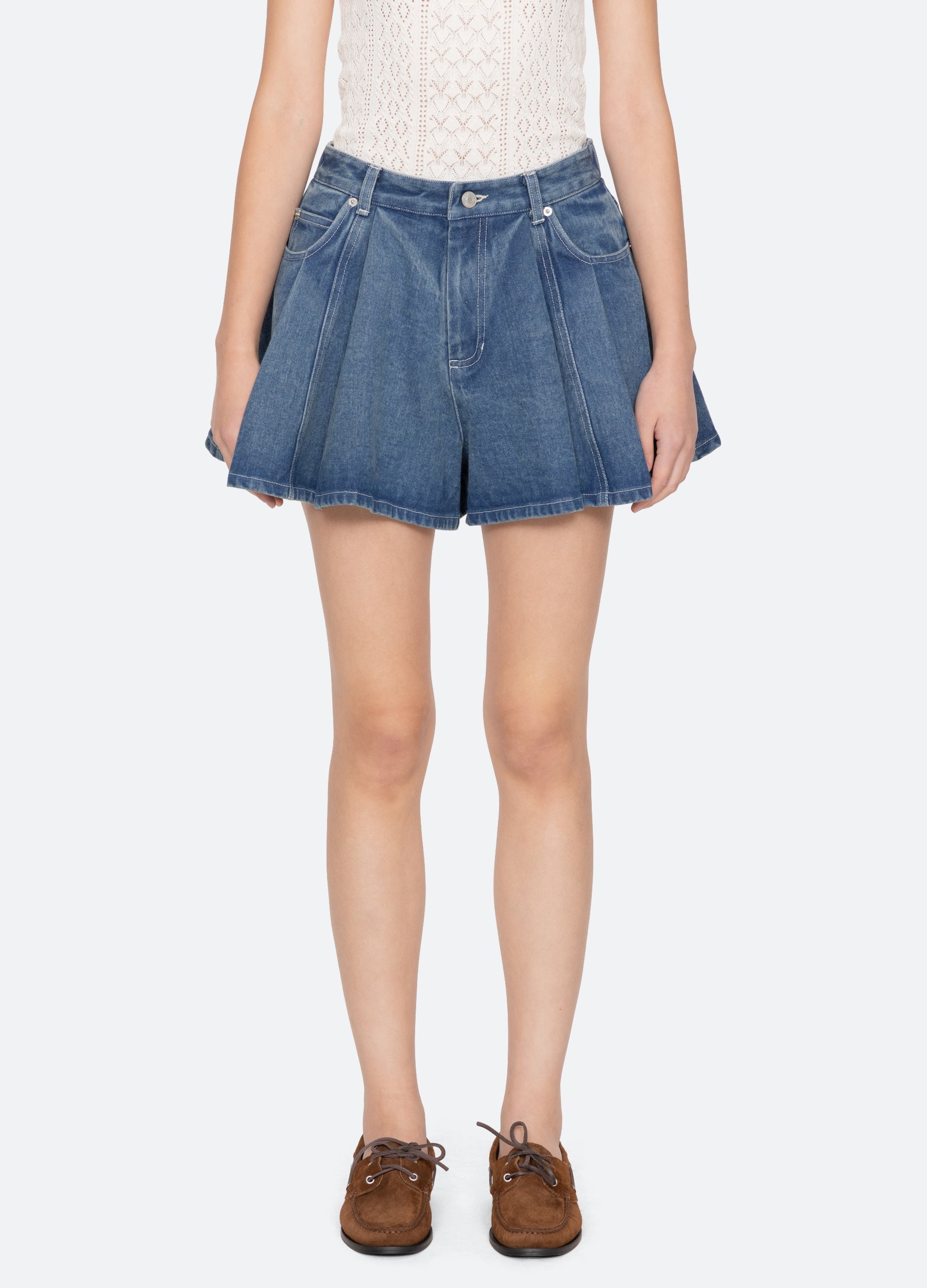 Blue Stasia Shorts | Sea New York