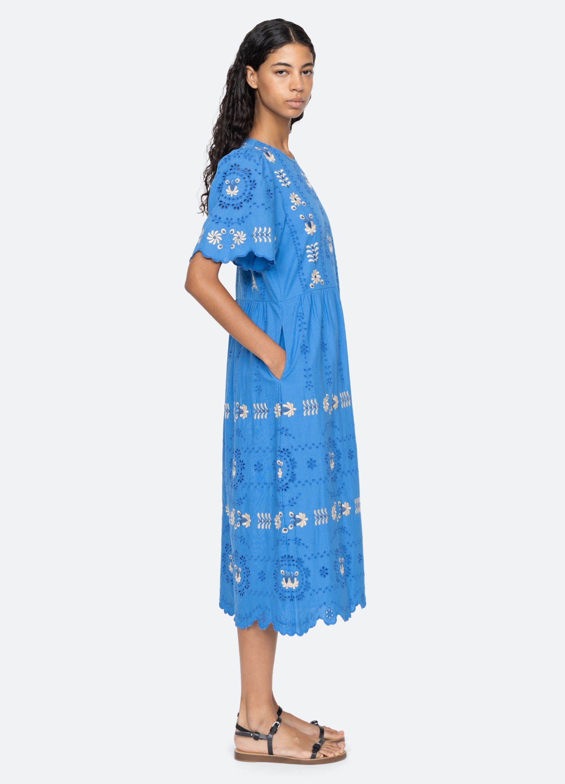 Blue Catharina S/S Dress | Sea New York