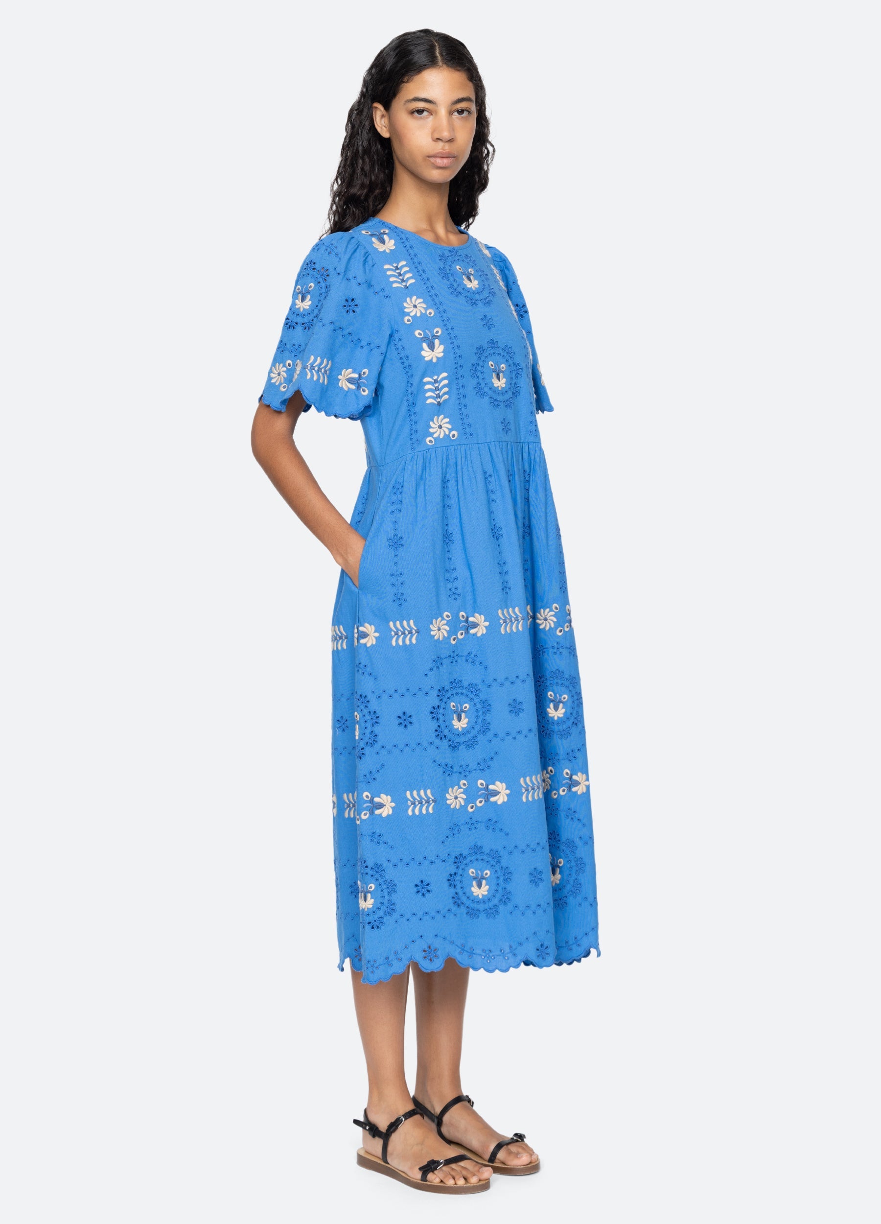 Blue Catharina S/S Dress | Sea New York
