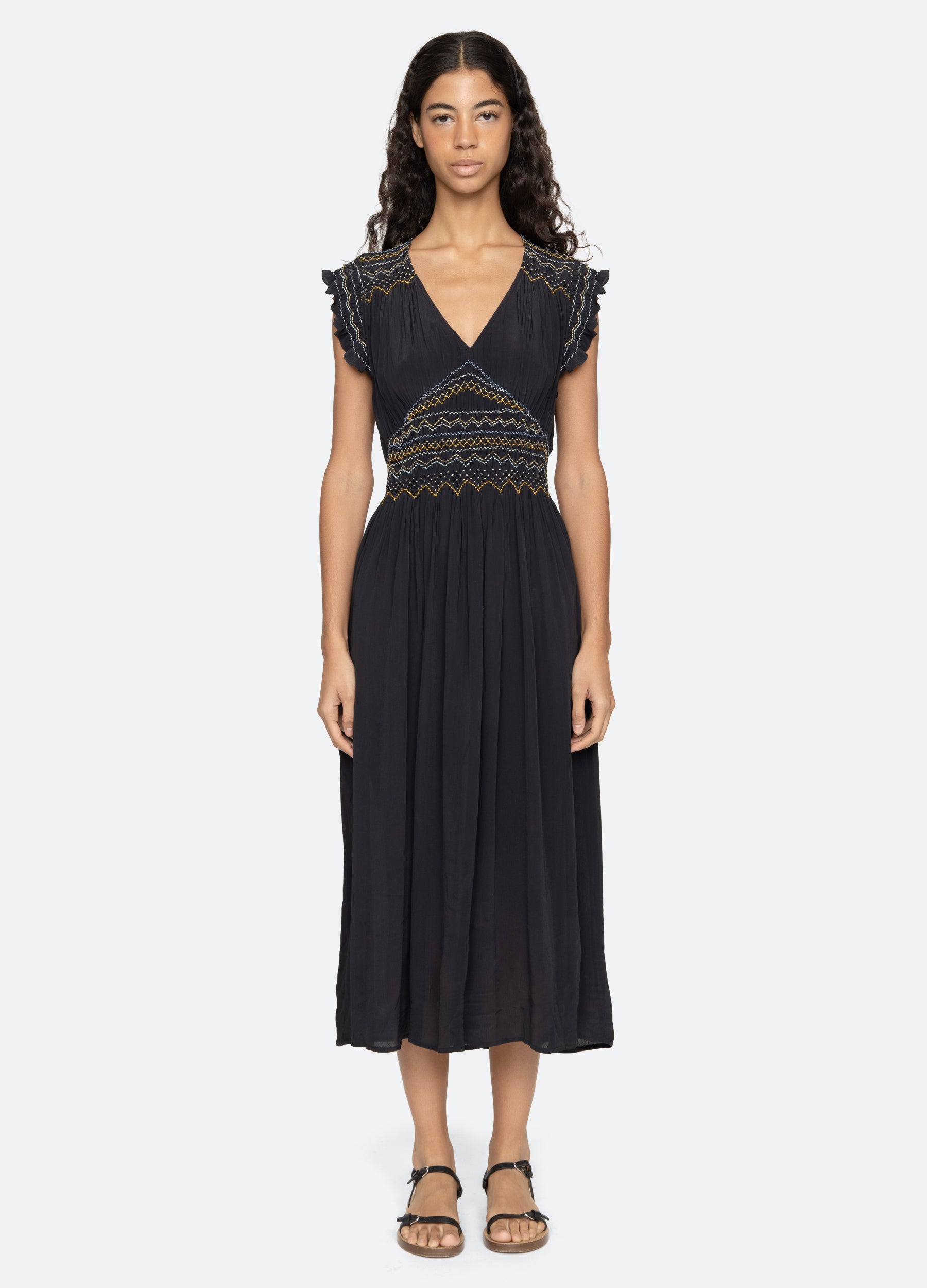 Navy Anthonia Dress | Sea New York