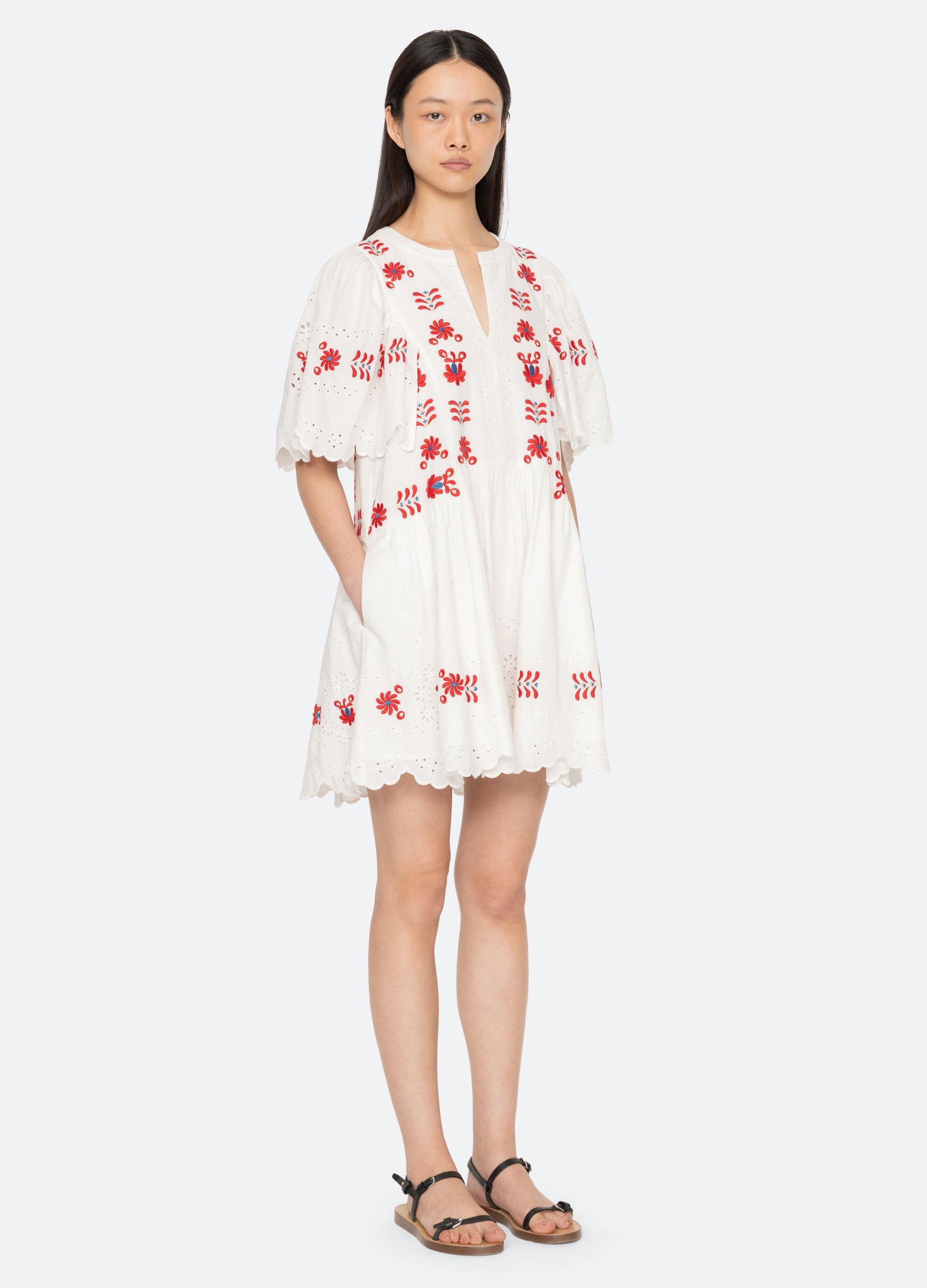 Cream Catharina Mini Dress | Sea New York